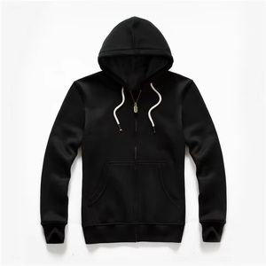 Custom ODM Solid Casual Winter Front Men Regular Fit Streetwear Heavyweight Pullover Hoodie Cotton Fleece Digital <b>Sweatshirt</b> - Product Image 4