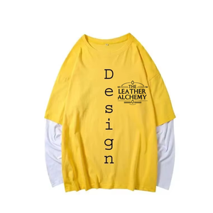 เสื้อยืดแขนยาวผู้ชายแฟชั่น ผ้าฝ้ายนุ่ม สวมใส่สบาย สไตล์ลำลอง สตรีทแวร์ ทันสมัย คอกลม ใส่ได้ทุกวัน - Product Image 1