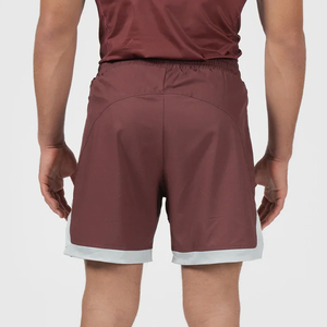 Men's Martial Arts Wear <b>Linen</b>/Cotton Oxford Quick Dry Mid Waist Zipper Fly Grappling Muay Thai <b>Knee</b>-<b>Length</b> <b>Shorts</b> - Product Image 5