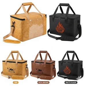 กระเป๋าเก็บความเย็นสำหรับบาร์บีคิวแบบมีฉนวน - ป้องกันการรั่วซึม 100% สำหรับอุ่นอาหาร - กระเป๋าปิคนิคขนาดใหญ่แบบพกพาสำหรับเนื้อสัตว์และเครื่องดื่ม - Product Image 6