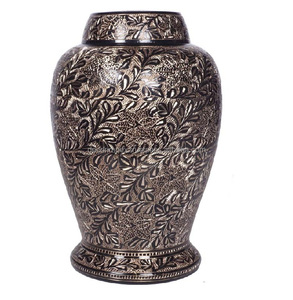 Urne funéraire attrayante mémorable en métal fabriqué à la main pour les cendres humaines Urne décorative de cendres en métal Urne funéraire pour application adulte - Product Image 5