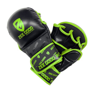 ถุงมือหนังสำหรับฝึกซ้อมมวย MMA  รับทำโลโก้และสีตามสั่ง ใช้งานกลางแจ้ง คุณภาพสูง ระบายความชื้น ป้องกันรังสียูวี กันลื่น - Product Image 4