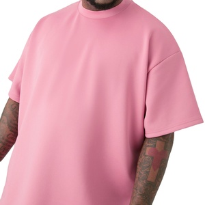 2025 Men's Casual T-Shirt Oversized 100% Cotton Plain <b>Short</b> <b>Sleeve</b> & Regular Length 2025 Collection - Product Image 3