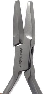 Pince à plier les fils orthodontiques en acier inoxydable allemand de qualité supérieure (pince à bec plat) – Haute qualité, personnalisable - Product Image 2