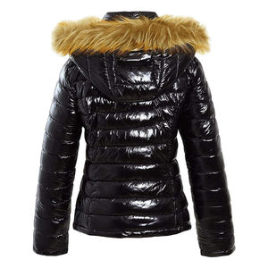 Wholesale Waterproof Eco-Friendly Winter Puffer <b>Jacket</b> Ladies Warm Hooded Cotton padded Slim Plus Size Long Quilted Coat - Product Image 2