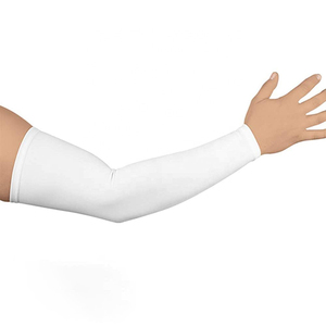 Mangas de compresión refrescantes para brazos, para entrenamiento en gimnasio y deportes al aire libre, material de nailon, protección UPF30, estilo largo, recuperación muscular - Product Image 3