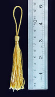 Glands en rayonne personnalisés sur cordon avec perles, idéaux pour les magasins de textiles de maison et les magasins de fournitures de coupe pour la revente