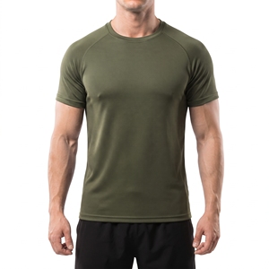 Camiseta de Hombre de Corte Regular, Sólida, Personalizable, de Alta Calidad, Ecológica, Transpirable y de Secado Rápido, Fabricada en Fábrica, Venta al Por Mayor a Precio Económico - Product Image 1