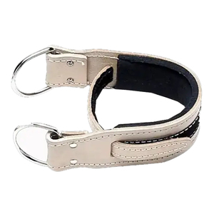 Sangles de cheville en cuir de vachette de haute qualité pour équipement de gym, avec logo personnalisé imprimé, pour câbles de musculation - Product Image 1