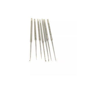 Juego de microagujas/extractores de cerumen de acero inoxidable alemán, 7 piezas, instrumentos quirúrgicos ORL, aprobado por CE, juego manual de microagujas/extractores de cerumen - Product Image 1