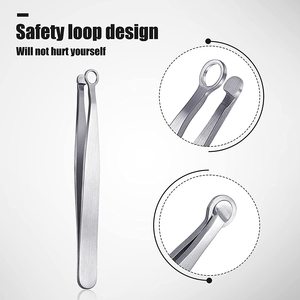 Pinzas Profesionales de Metal, Acero Inoxidable, Punta Puntiaguda, Pinzas para Cejas 2026, para Extensión de Pestañas y Cejas - Product Image 6