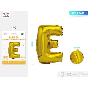Pacchetto di palloncini di piccole dimensioni 40CM in oro alfabeto 12 pacchs-per la decorazione del partito - Product Image 5