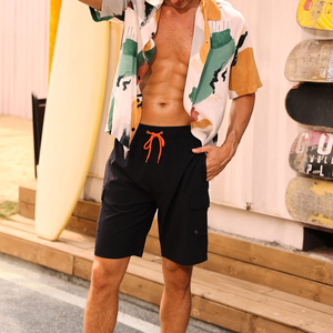 Best New Wholesale Summer Plain Quick Dry Elastic Waist Knitted <b>Men</b> <b>Trunk</b> Short Pants Track shorts Swimpant Beach Short - Product Image 5