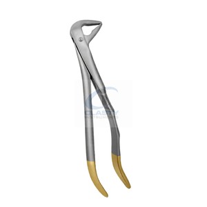 Pinzas de Extracción Dental para Molares, Modelo Reforzado, Acero Inoxidable, Punta Afilada, Instrumento Quirúrgico, Certificado CE Clase I - Product Image 3