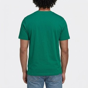 เสื้อยืดสีเขียวคลาสสิกสำหรับทุกเพศ ปี 2026 ผ้าฝ้ายใส่สบาย ทรงเข้ารูป สไตล์ลำลอง เสื้อยืดพื้นฐาน น้ำหนักเบา ใส่ได้ทุกวัน รับผลิตแบบ OEM ODM - Product Image 5