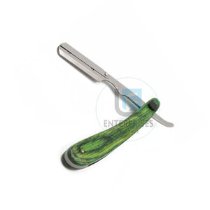 Wholesale Low Price High Quality New Arrival Straight <b>Shaving</b> Razors Stainless Steel Wood Handle Durable Barber Shop Use - Product Image 6
