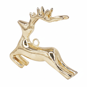 Adornos Navideños Creativos Hechos a Mano de Metal con Forma de Reno, Decoración Festiva para Colgar en el Árbol de Navidad, Decoración Festiva para el Hogar - Product Image 1