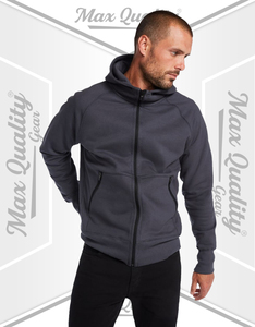 Sweat-shirt à capuche zippé pour homme, veste en polaire confortable pour l'entraînement, le jogging et le style décontracté - Product Image 4