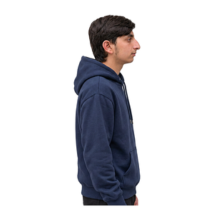 Sudadera con capucha premium de felpa suave, estilo urbano, fabricación de ropa con etiqueta privada personalizada para marcas de moda y tiendas. - Product Image 3