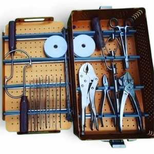 ชุดเครื่องมือร้อยลวดเหล็ก K สำหรับศัลยกรรมกระดูก ทำจากสแตนเลสคุณภาพสูง สำหรับการยึดตรึงกระดูก - Product Image 2