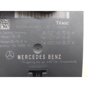 ECU และโมดูลคอมพิวเตอร์มือสองสำหรับรถยนต์ S-class รุ่น 2215407045 - Product Image 4