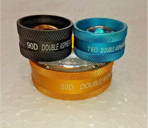 ชุดเลนส์อะสเฟอริกคู่ที่ดีที่สุด 3 ชิ้น รุ่น 20D 90D และ 78D พร้อมอุปกรณ์เสริม ผลิตภัณฑ์เกี่ยวกับการตรวจวัดสายตา แบรนด์ส่วนตัว สำหรับจักษุแพทย์ - Product Image 1