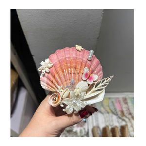 100% Natural Scallop Shell Table <b>Lamp</b> Handmade Seashell Night Light Coastal Style <b>Bedside</b> <b>Lamp</b> Home Interior Decoration Gift - Product Image 4