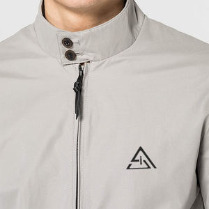 Chaqueta Cortavientos Impermeable para Hombre, Chaqueta Cortavientos con Cremallera Completa y Capucha - Product Image 3