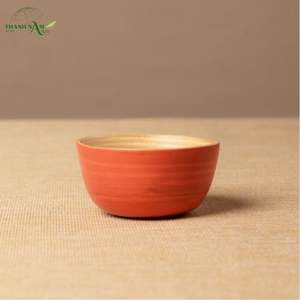 Tazón de Bambú Hecho a Mano, Moderno, Personalizado, Minimalista, Desechable, con Acabado Natural y Color Mate, Ecológico - Product Image 5