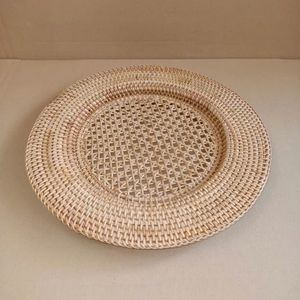 Woven <b>Placemat</b> Handmade Natural rattan <b>Table</b> Mat Eco Friendly <b>Dining</b> <b>Table</b> Decor Round Woven <b>Placemat</b> Supplier - Product Image 2