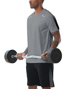 Workout <b>Shirt</b> and Shorts Set Men's 100% Polyester Set Zipper Pockets Quick Dry Gym Athletic Clothes Running Summer Casual Outfit - Product Image 3