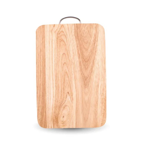 Tabla de cortar de madera de mango natural a precio de fábrica, MOQ bajo, con logotipo personalizado, rectangular, con asa, para cocina - Product Image 4