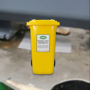 Universal Spill Kit 240L Wheelie Bin Mobile Spill Response Kit Oil Chemical Absorbent Kit Supplier Industrial Safety Equipment - Product Image 3