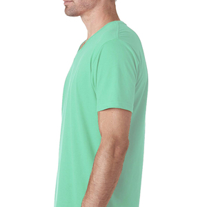 Men's <b>V</b>-Neck T-Shirts 100% Cotton Eco-Friendly Customizable Regular <b>Fit</b> Solid Color Short Sleeve Low MOQ T shirt Slim <b>Fit</b> <b>V</b>-Neck - Product Image 2