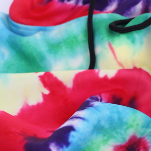 Sudaderas con Capucha Ligeras de Diseño Personalizado y Estilo Tie Dye para Hombre - Venta al Por Mayor OEM, Ropa Casual Cómoda, Transpirable y Ecológica - Product Image 4