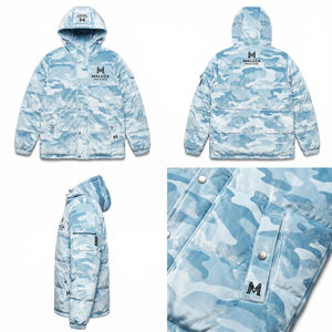 Veste à capuche camouflage streetwear pour homme, multi-poches, mode urbaine d'hiver, vêtements MALUZA INDUSTRIES - Product Image 6