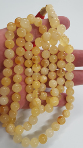 ลูกประคำเรซิ่นสีเหลืองอำพันสำหรับการสวดมนต์อิสลาม ซิบฮา โรซารี สำหรับชาวมุสลิม ใช้สำหรับการจำคิด (ดิกร์/ซิกร) ละหมาด และการทำสมาธิประจำวัน - Product Image 6