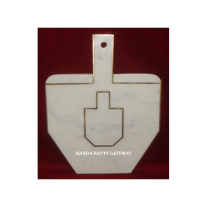 Tabla de cortar de mármol negro de primera calidad con acabado fino y superficie brillante, forma rectangular, para decoración del hogar y la cocina. - Product Image 6