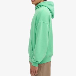 Sudadera con Capucha Extra Grande para Hombre, Color Verde Menta, Corte Regular, Felpa, Informal, con Bolsillo Delantero, para Otoño - Product Image 3