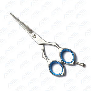 กรรไกรตัดผมโคบอลต์ขนาด5นิ้วแบบมืออาชีพใบมีดปลายด้านน้ำหนักเบา15ก. สำหรับร้านตัดผม - Product Image 2
