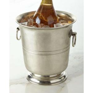 Mirror Polish Metal <b>Ice</b> <b>Bucket</b> <b>With</b> Handle And <b>Lid</b> On Top Modern Design Knob High Insulated Metal <b>Ice</b> <b>Bucket</b> For Bar Lover Gifts - Product Image 2