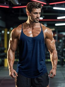 Camisetas de tirantes para culturismo para hombre, ropa de gimnasio, corte ajustado, gran oferta, entrenamiento, algodón, personalizadas, fitness, verano, ropa deportiva. - Product Image 3