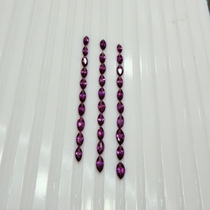 Granate Rodolita, Gema Suelta, Corte Marquesa 2x4-4x7mm, Púrpura Natural, Certificado por Terceros, para Joyería, Precio al por Mayor - Product Image 3
