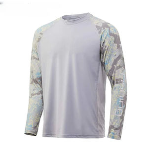 Chemises de pêche personnalisées OEM à manches longues avec logo personnalisé, protection UV, sublimées en polyester et élasthanne pour hommes - Product Image 4