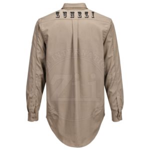Camiseta de Trabajo CAT 2 Resistente al Fuego, 100% Algodón Interlock, Retardante de Llama FR, para Hombre, 8oz, 100% Algodón Ignífugo - Product Image 6