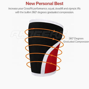 Genouillères de musculation réglables élastiques pour soutien articulaire, unisexe, pour entraînement en salle de sport, vente en gros - Product Image 4