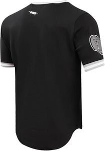 Detroit Lions Batters <b>Raiders</b> Football <b>T</b>-<b>Shirt</b> Black Cotton Blend Mesh Embroidered Design Sports Theme Durable Wear - Product Image 3
