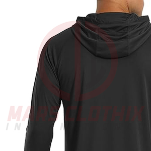 เสื้อฮู้ดดี้ลายพรางพิมพ์ลายดิจิตอลตามสั่งสำหรับผู้ชาย ขายส่งเสื้อผ้าตกปลาแบบซับลิเมชั่น เสื้อฮู้ดดี้ผู้ชาย MOQ ต่ำ - Product Image 3