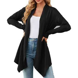 Cárdigans para Mujer, Prendas de Punto Ligeras y Modernas, Fabricante OEM ODM, Cárdigans para Mujer, Cárdigan con Botones, Venta al Por Mayor - Product Image 1