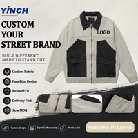 Nouvelle arrivée, veste pour homme personnalisée, style rétro, col rabattu, design tendance, style vintage, veste ample pour homme, pour l'extérieur